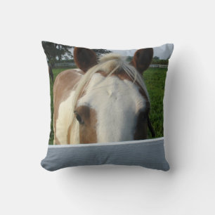 Kijk uit paardenkussen kussen