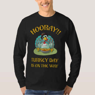 Kijk uit, Thanksgiving komt eraan Grappige Thanksg T-shirt
