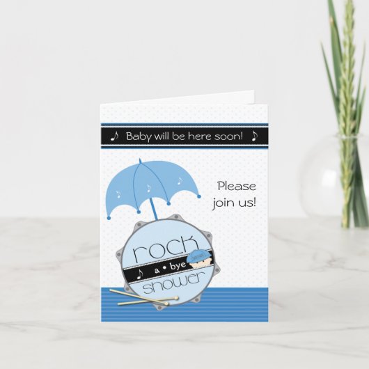 Kijk uit wereld, hier trommel ik! De uitnodiging (Voorkant)