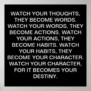 KIJK UW DENKEN POSTER