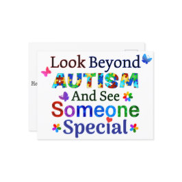 Kijk verder dan AUTISME Briefkaart