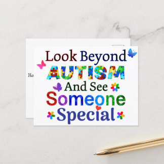 Kijk verder dan AUTISME Briefkaart