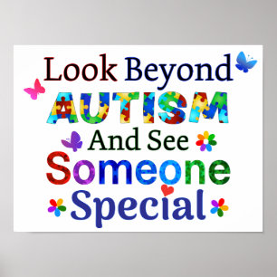 Kijk verder dan AUTISME Poster