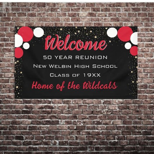 KIJK! Vun Confetti Class Reunion banner