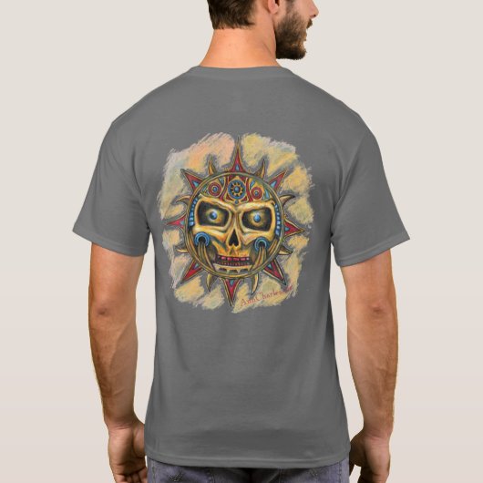 Kijk wat de wind in T-shirt van Ann Charles (Achterkant)