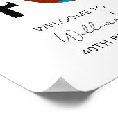 Kijk wie er 10e 20e 30e 40e 50e 60e verjaardag is poster (Hoek)