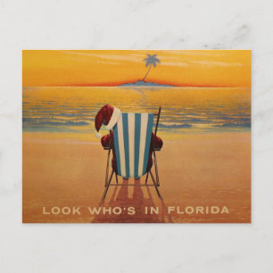Kijk wie er in Florida is Feestdagenkaart
