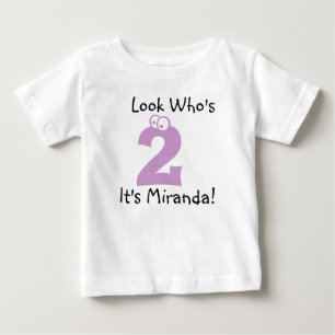 Kijk Wie is 2 verjaardag Tshirt