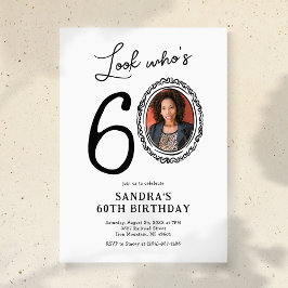 Kijk Wie is 60 foto volwassen verjaardag Kaart