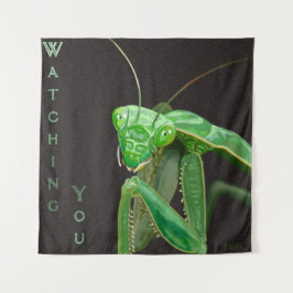 Kijken - Groene versie Wandkleed