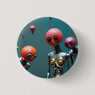 Kijken in je slaap ronde button 3,2 cm