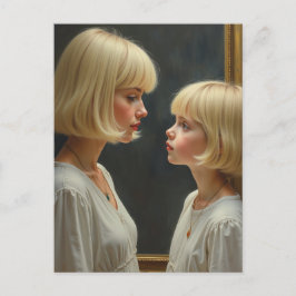 Kijken naar jou briefkaart