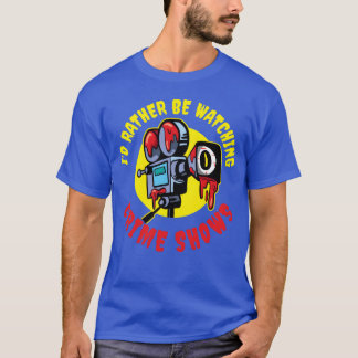 Kijken naar misdaadshows Funnyrue cadeau voor misd T-shirt