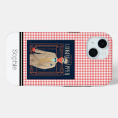 Kijkend Dapper Retro Samsung Case-Mate iPhone Case (Achterkant (horizontaal))