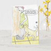 Kijkend de Goede Kaart van de Verjaardag (Gele Bloem)