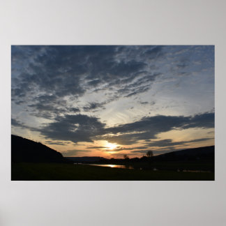 Kijkend naar het westen poster