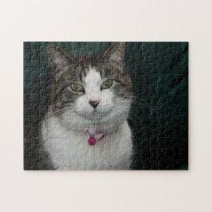 Kijkend naar me Jigzaag Puzzle Legpuzzel