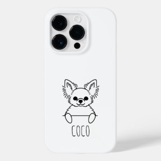 Kijkende Chihuahua Mooie Aangepaste Naam Hoesje