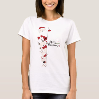 Kijkende Kerstvrienden T-shirt