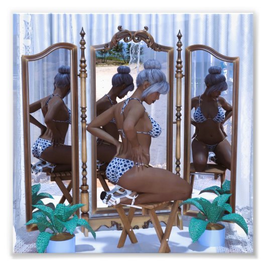 kijkglas foto afdruk (Voorkant)