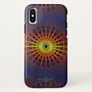 Kijkglas Mandala ( Regenboog ) iPhone X Hoesje