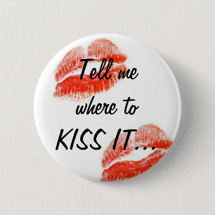 KIJKT HET... RONDE BUTTON 5,7 CM