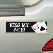 KIJKT MIJN ACE! Bumpersticker (Op auto)