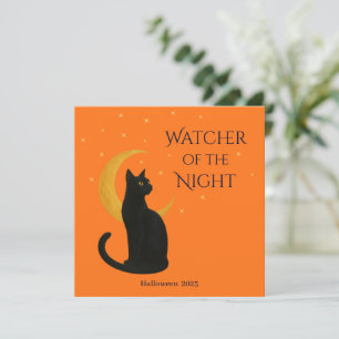 Kijkwijzer van de nacht - Halloween Black Cat Kaar