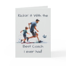 Kikckin' it met de Beste coach Happy Birthday