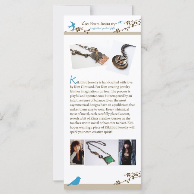 Kiki Bird Jewelry (Voorkant)