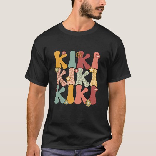 Kiki Oma Groovy Kiki Grootmoeder T-shirt (Voorkant)