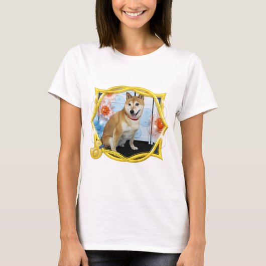 Kiki - Shiba Inus T-shirt (Voorkant)