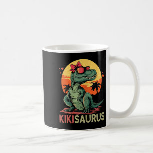 Kikisaurus Dino Dinosaur Kiki-saurus T-rex Moeder' Koffiemok