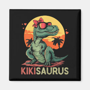 Kikisaurus Dino Dinosaur Kiki-saurus T-rex Moeder' Magneet