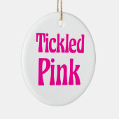 Kikkegelroze Keramisch Ornament (Rechts)