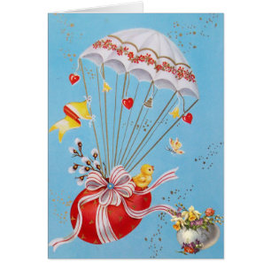 KIKKEN MET RODE EASTER-EGG BALLOON