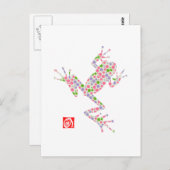 kikker12-3 briefkaart (Voorkant / Achterkant)