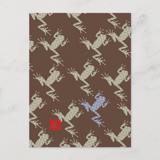 kikker5 briefkaart (Voorkant)