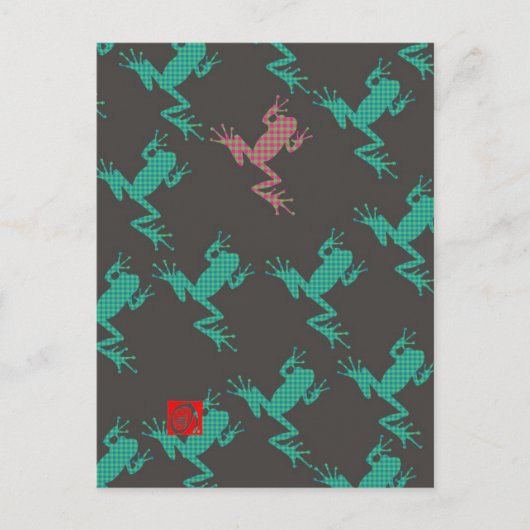 kikker7 briefkaart (Voorkant)