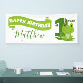 Kikker 1e verjaardag spandoek (Beurs)