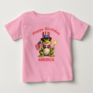 Kikker (3c) Patriottisch Kinder T-Shirt