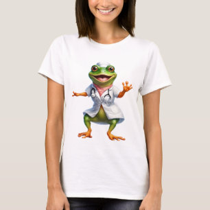 Kikker 7 verpleegster, kikker, medisch, pad, Ai ge T-shirt