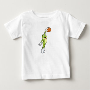 Kikker als Basketballspeler met Basketball.PNG