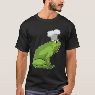 Kikker als Cook met Chef-pet T-shirt