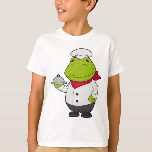 Kikker als Cook met snoer T-shirt (Voorkant)