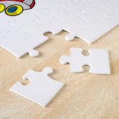 Kikker als inline skater met Rollers schaatsen Legpuzzel (Zijkant)