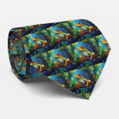 Kikker Art Necktie Stropdas (Opgerold)