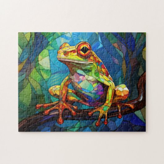 Kikker Art Puzzel (Horizontaal)