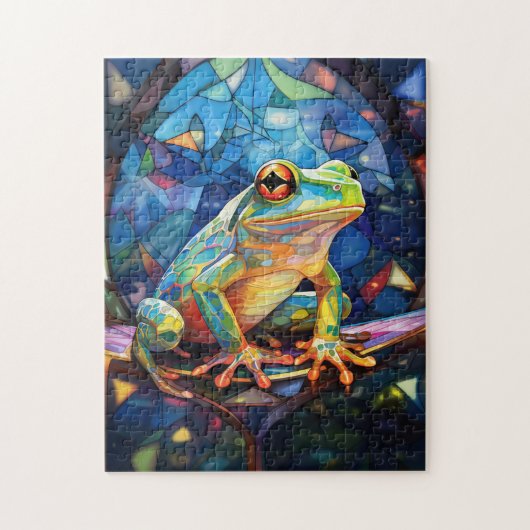 Kikker Art Puzzel (Verticaal)