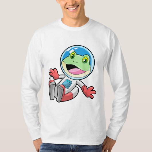 Kikker Astronaut Costume Space T-shirt (Voorkant)